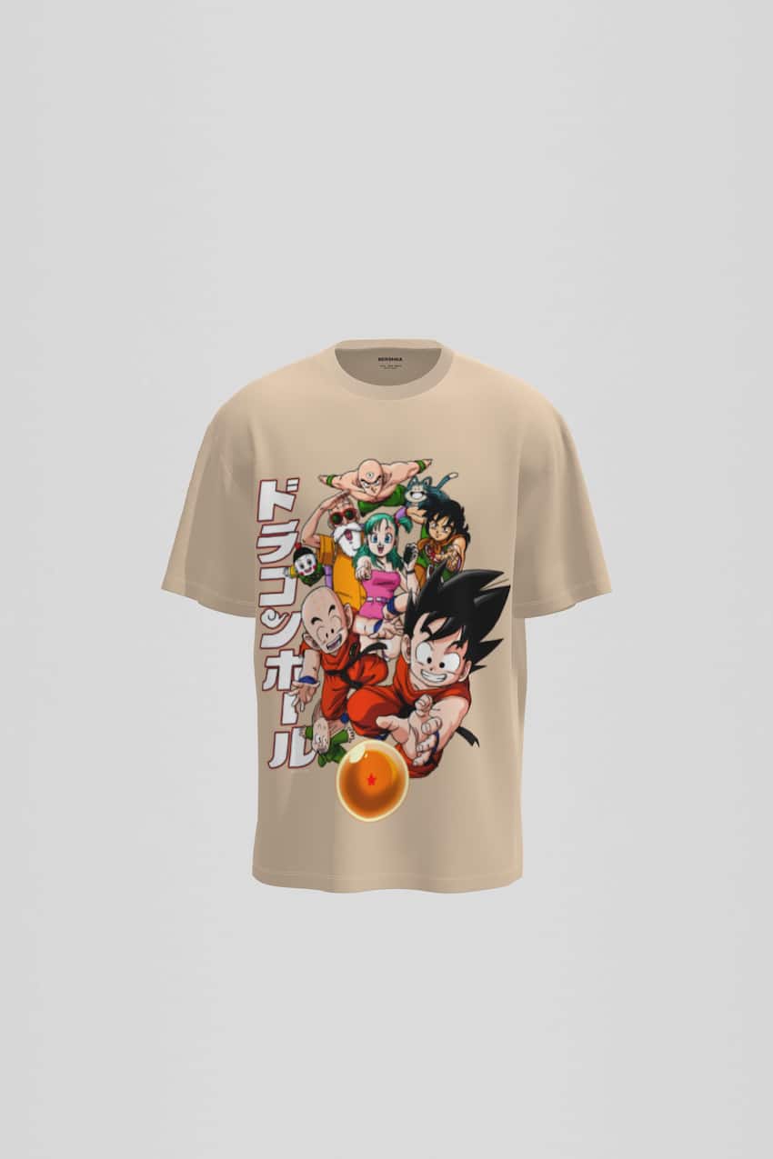 Dragon Ball-t-paita, lyhythihainen-Kameli-0