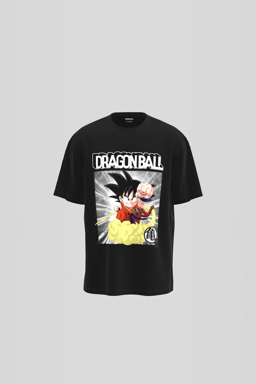 T-shirt Dragon Ball manches courtes-Noir-0
