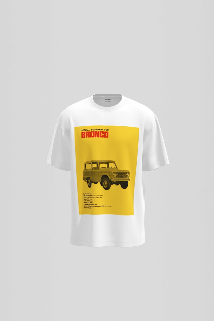 T-shirt Ford à manches courtes-Blanc-0