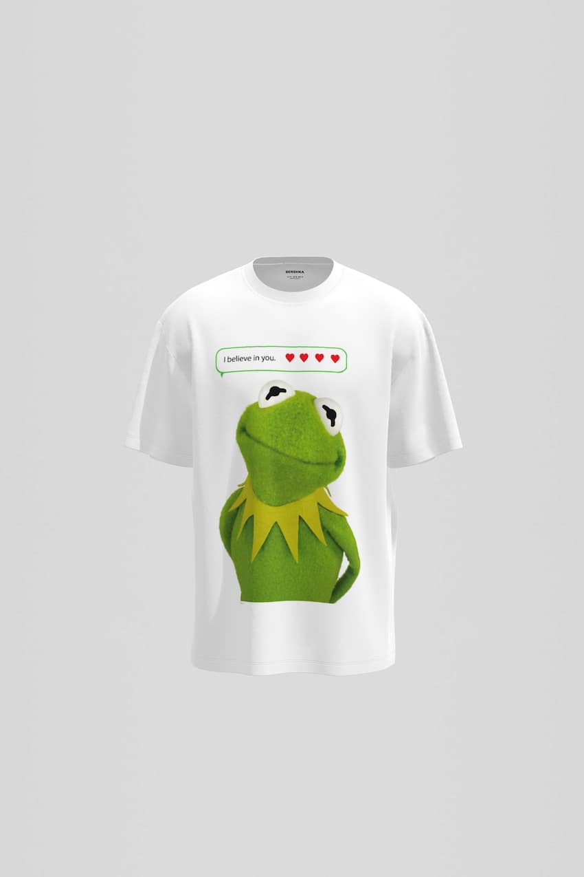 Lyhythihainen Muppets-T-paita-Valkoinen-0
