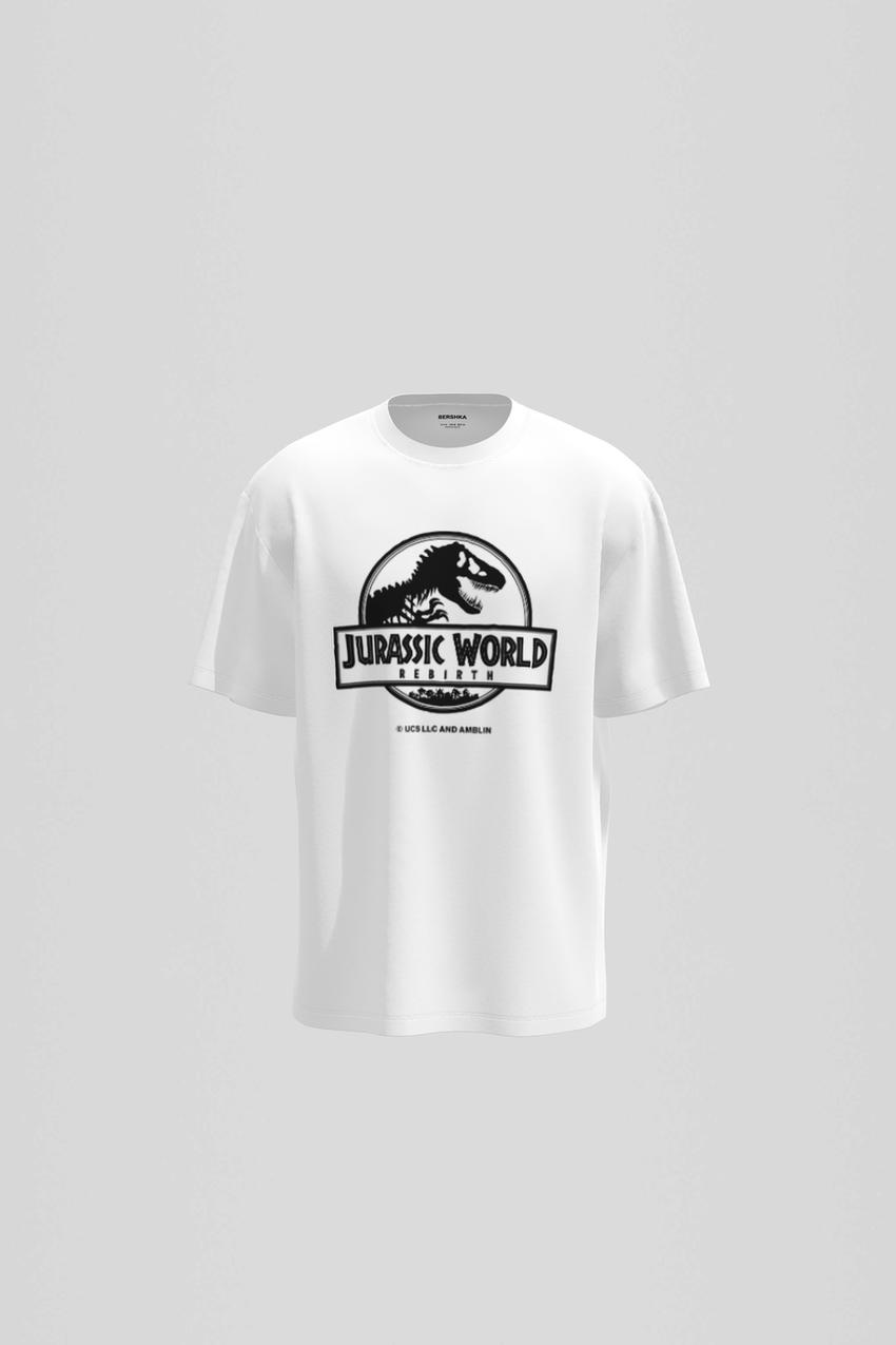 Short sleeve Jurassic World T-shirt-White-0