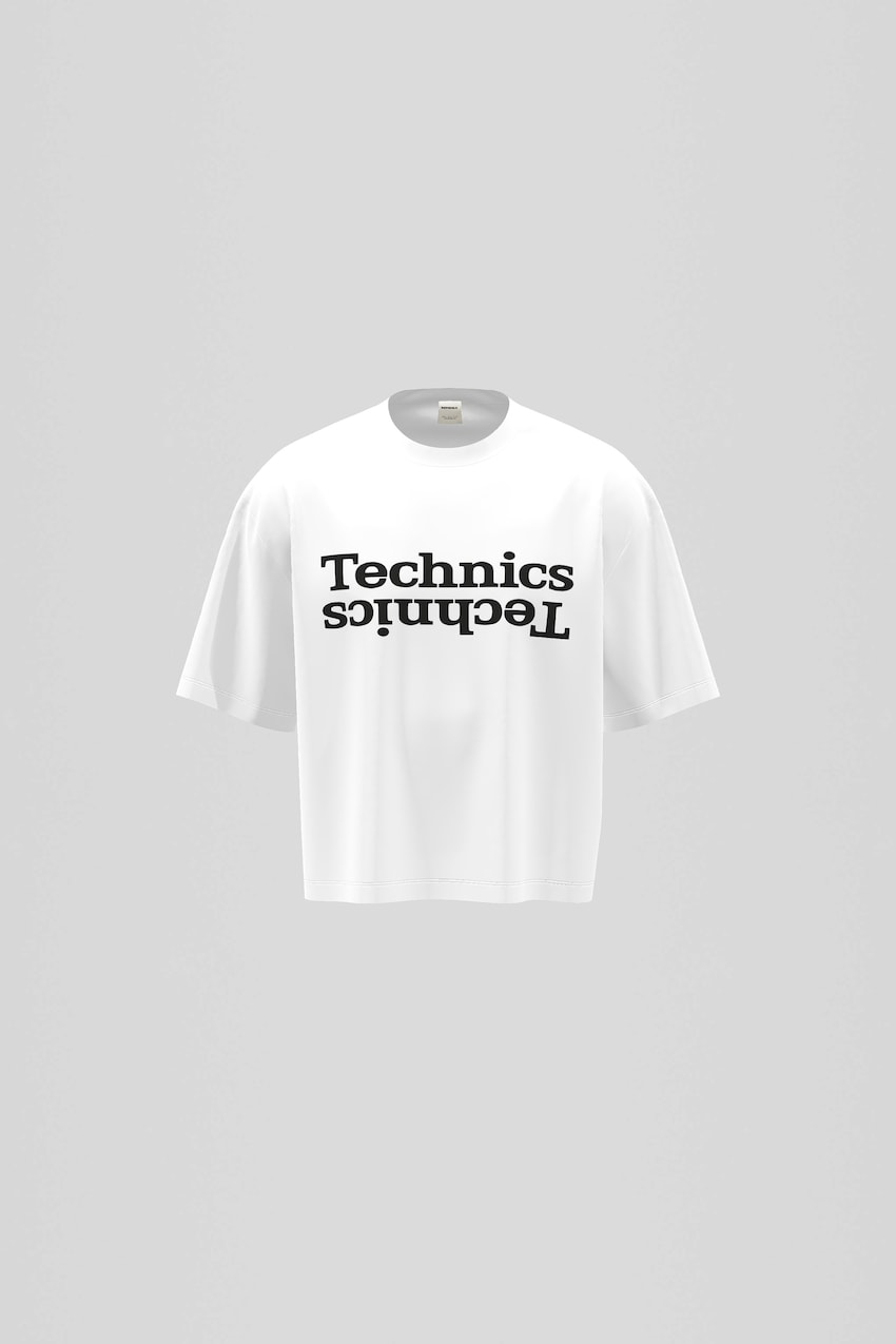Maglietta Technics a maniche corte cropped-Bianco-0