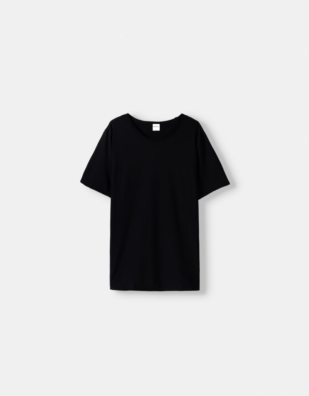 Slim fit short sleeve T-shirt-Black-4
