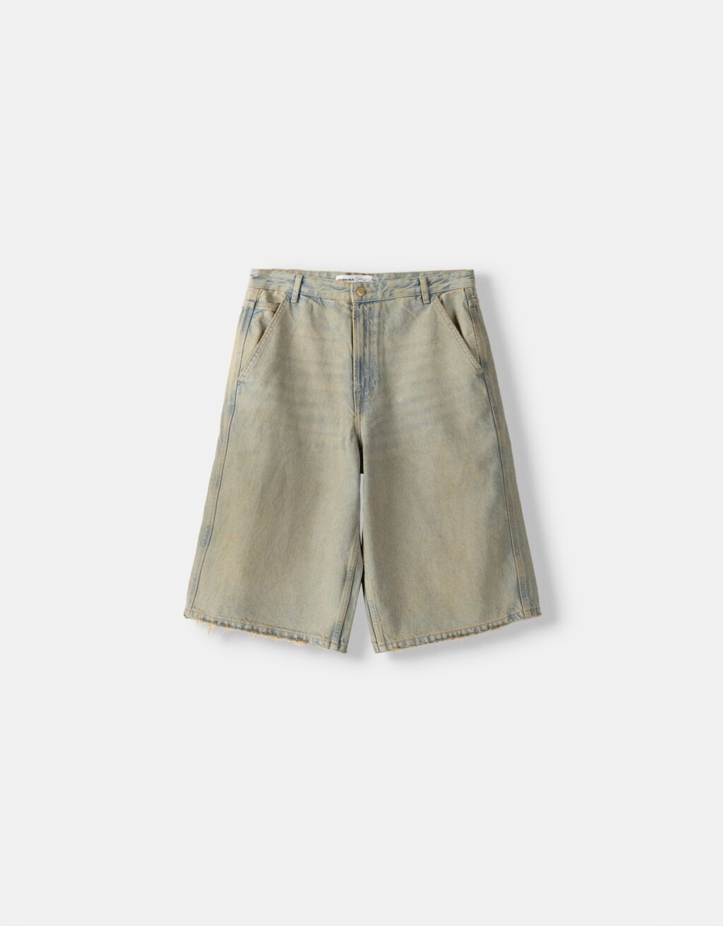 Skater-Denim-Bermudas-Ausgewaschenes Blau-4