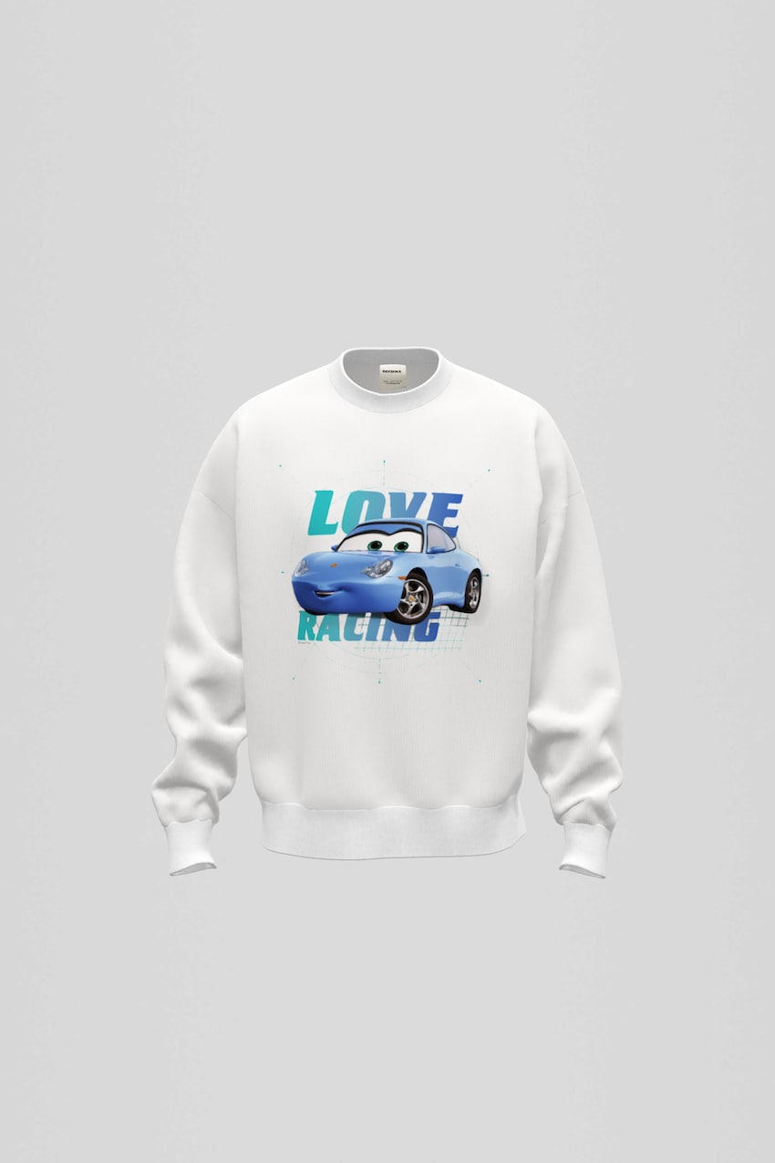 Felpa Cars-Bianco-0