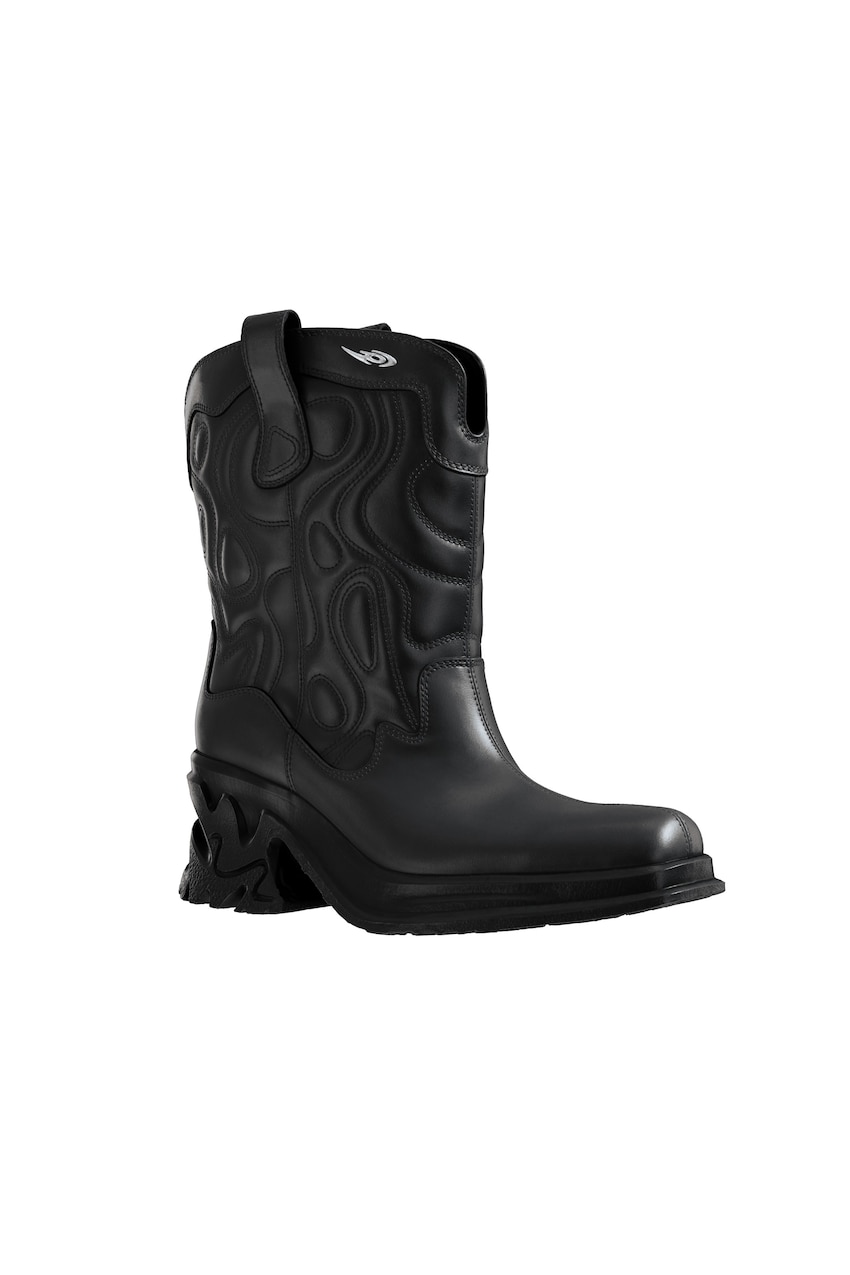 Bota tacón cowboy out of core-Negro-5