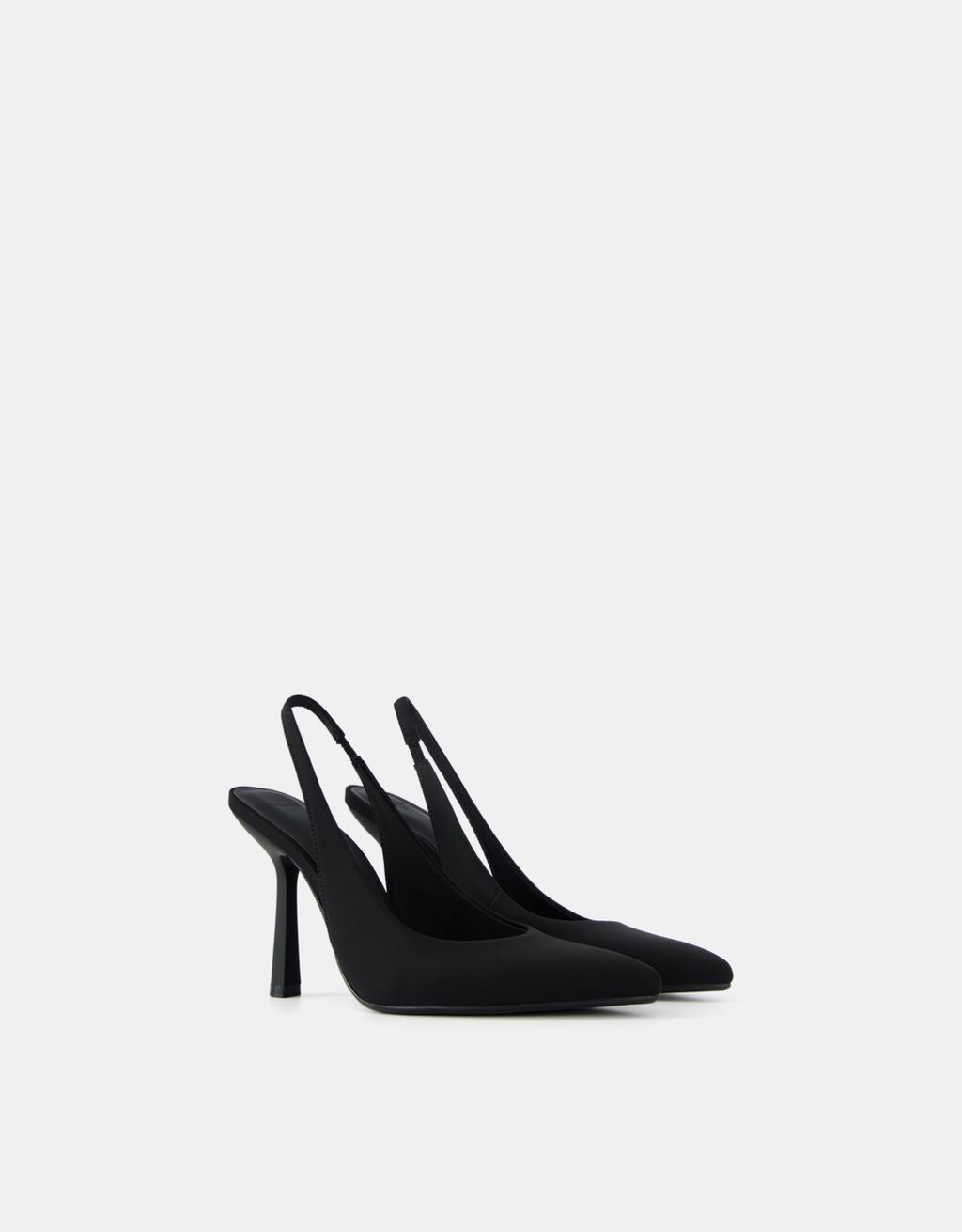 Mules à talon aiguille-Noir-0