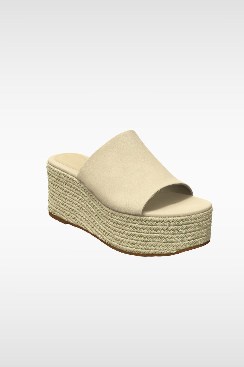 Mules plateforme jute-Écru-6