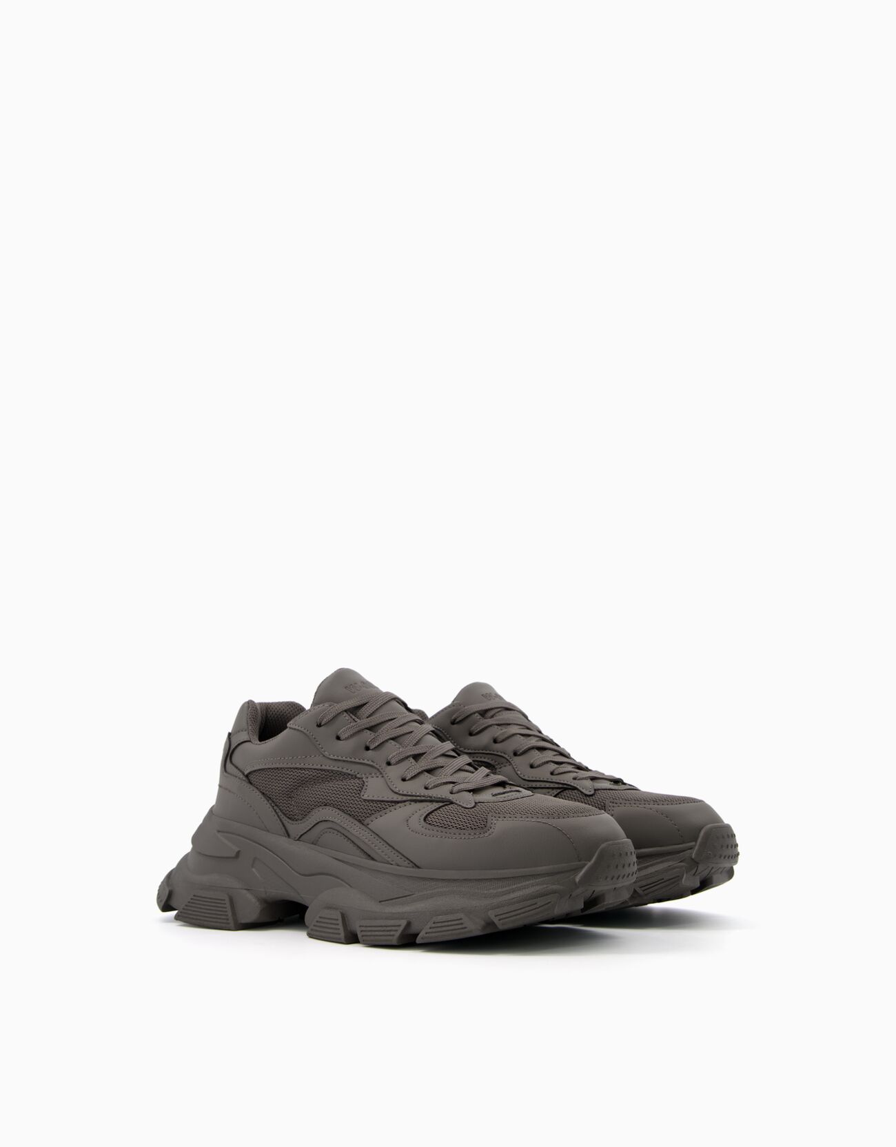 Bershka Sneakers Mesh Homme Homme 45 Gris