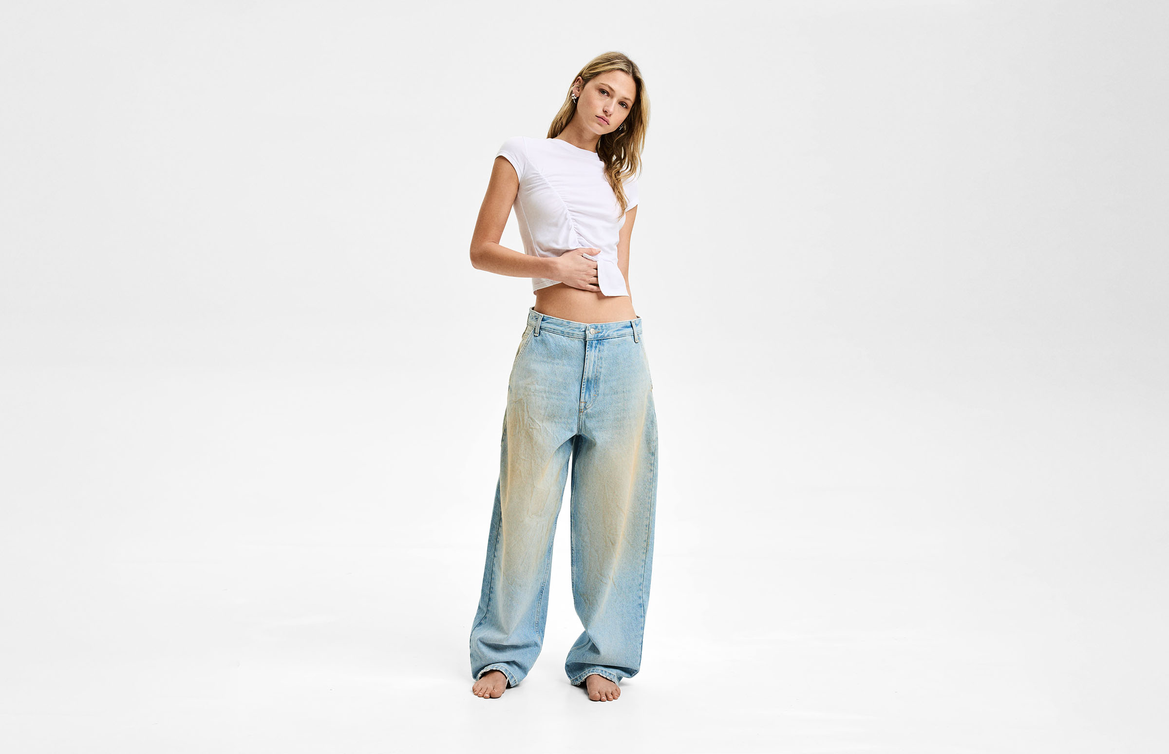 Gap Solid Blue Jeans Size 8 - 67% off | thredUP