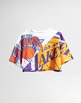 NBA, Shirts, Nba Bershka Basketball Jersey Vest Tank Top Print Lakers  Bulls Knicks Heat Men M