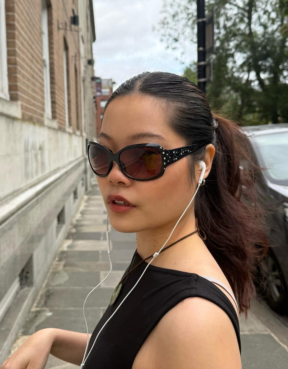 Rhinestone sunglasses