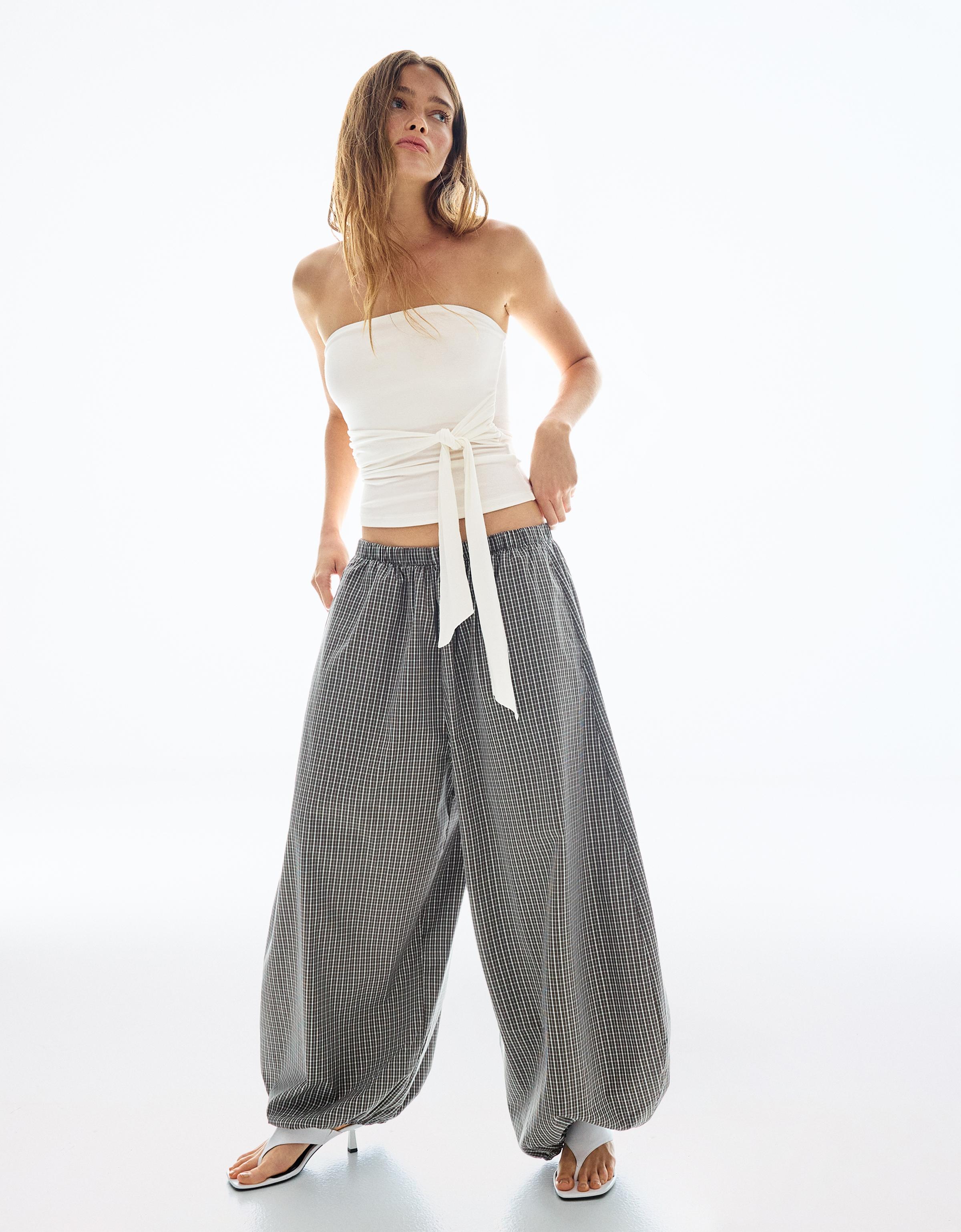 Fiyonklu bandeau top - Görsel 47