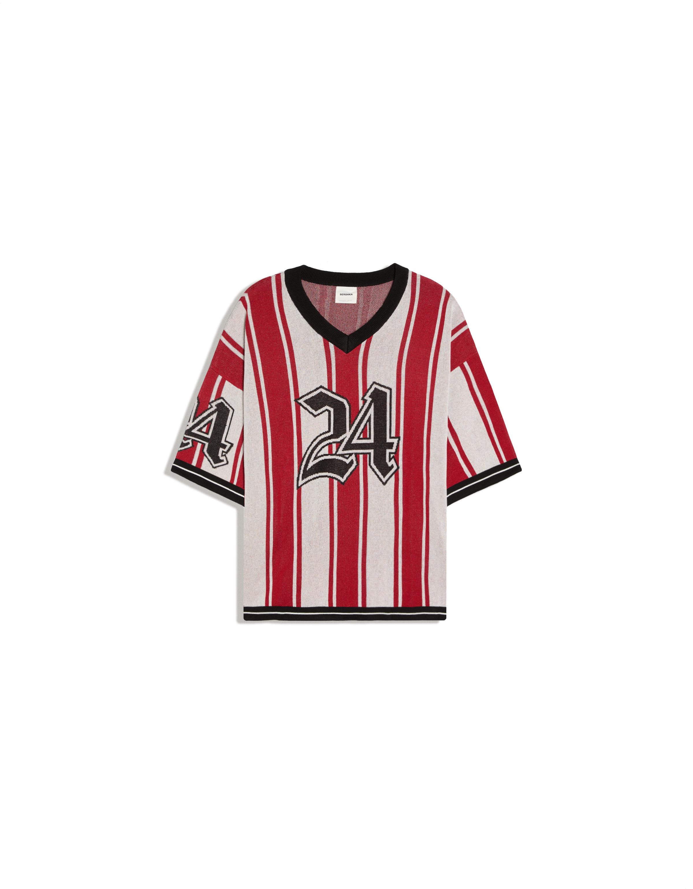 Short sleeve print T-shirt — Red