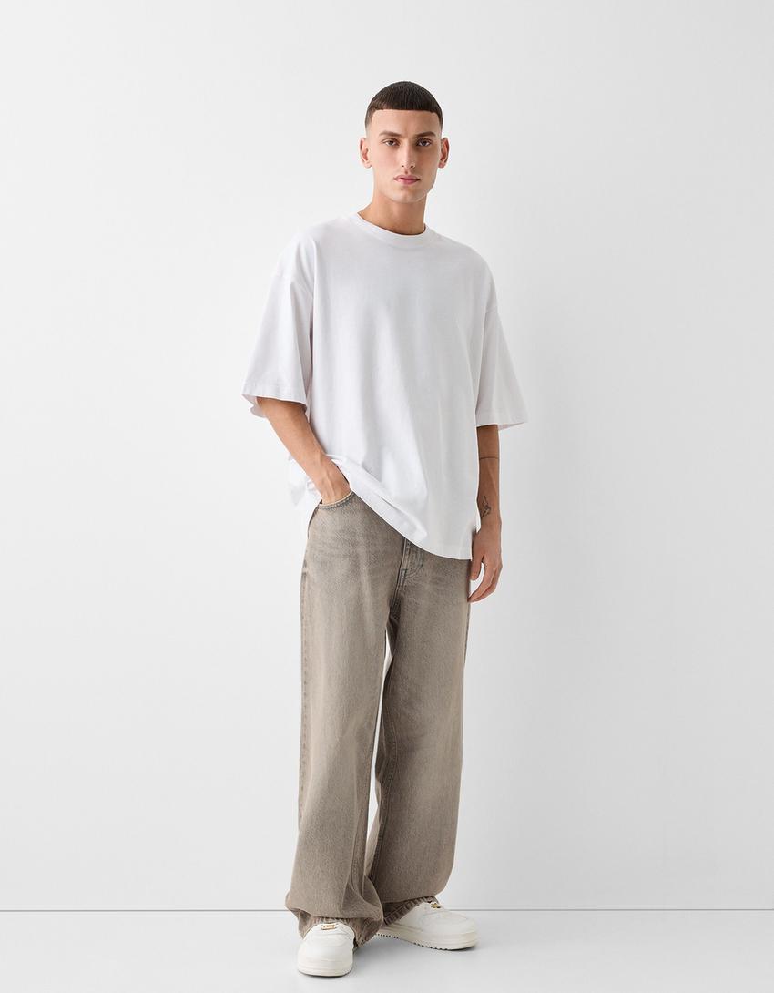 Jean super baggy-Gris-4