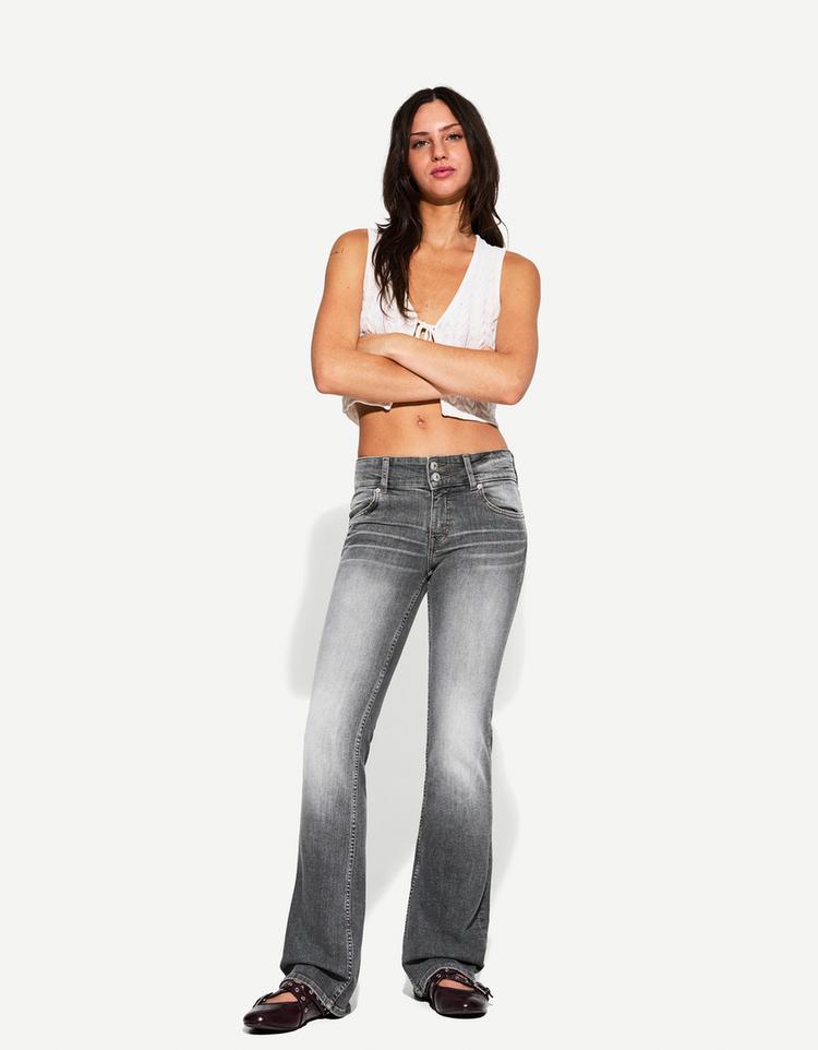 Jeans bootcut low waist