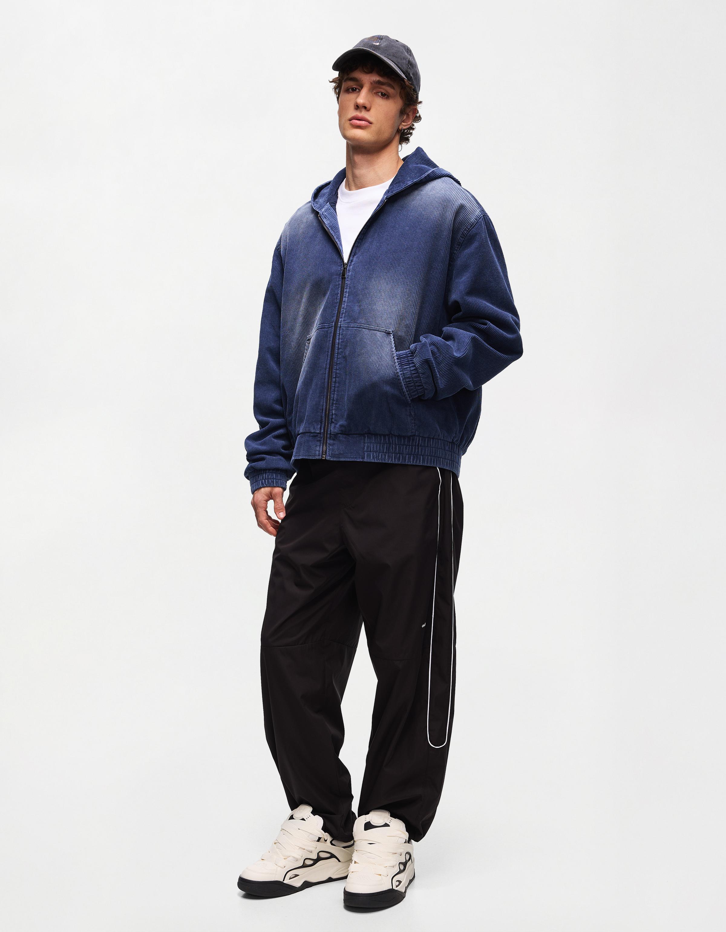 Süper baggy fit teknik pantolon - Görsel 91