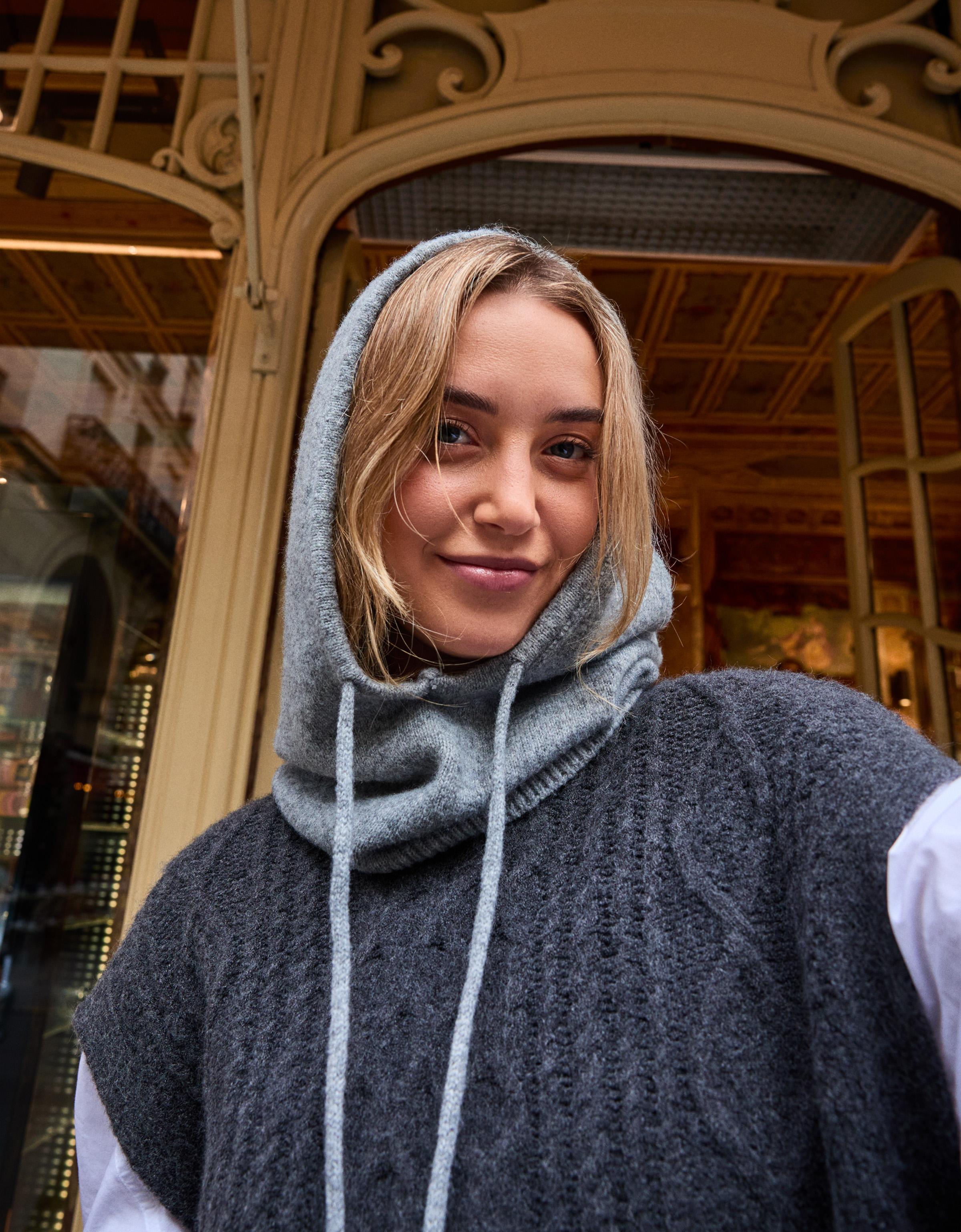 Knit balaclava - Accessories - Women | Bershka