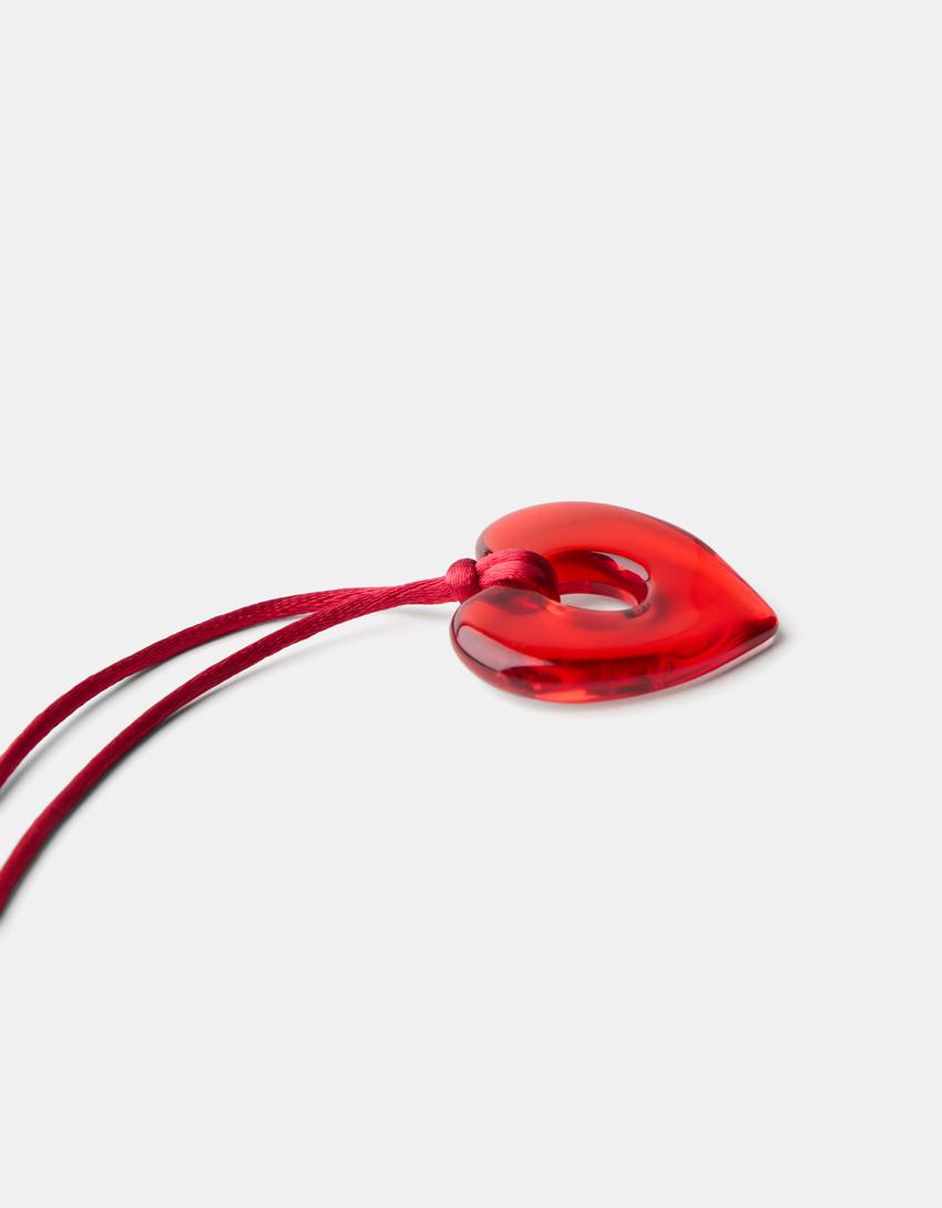 قلادة قلب-أحمر-2