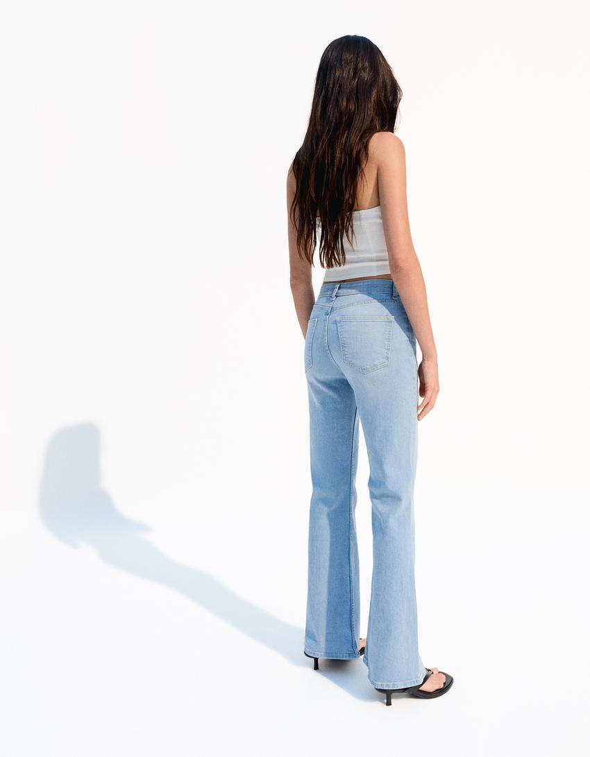 Flared jeans-Light blue-1