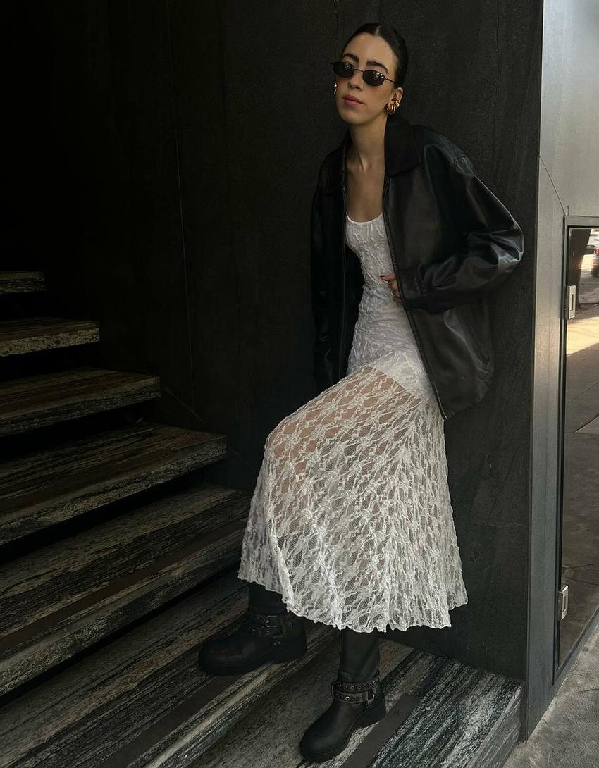 فستان ميدي دانتيل بحمالات-أبيض-3