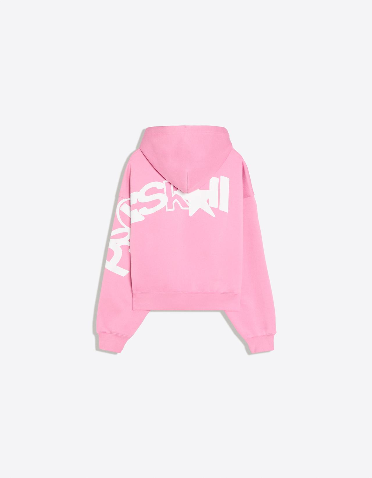 Printed hoodie — Pink