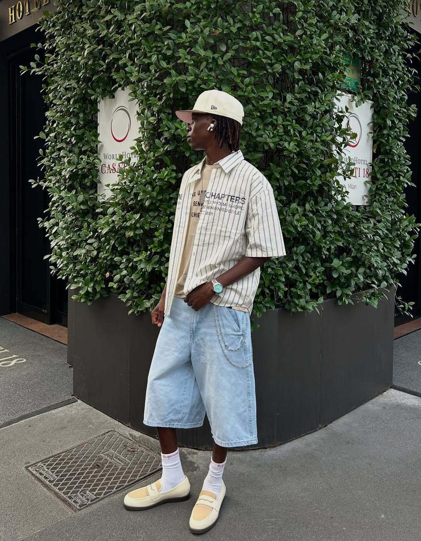 Mocassins tressés-Beige