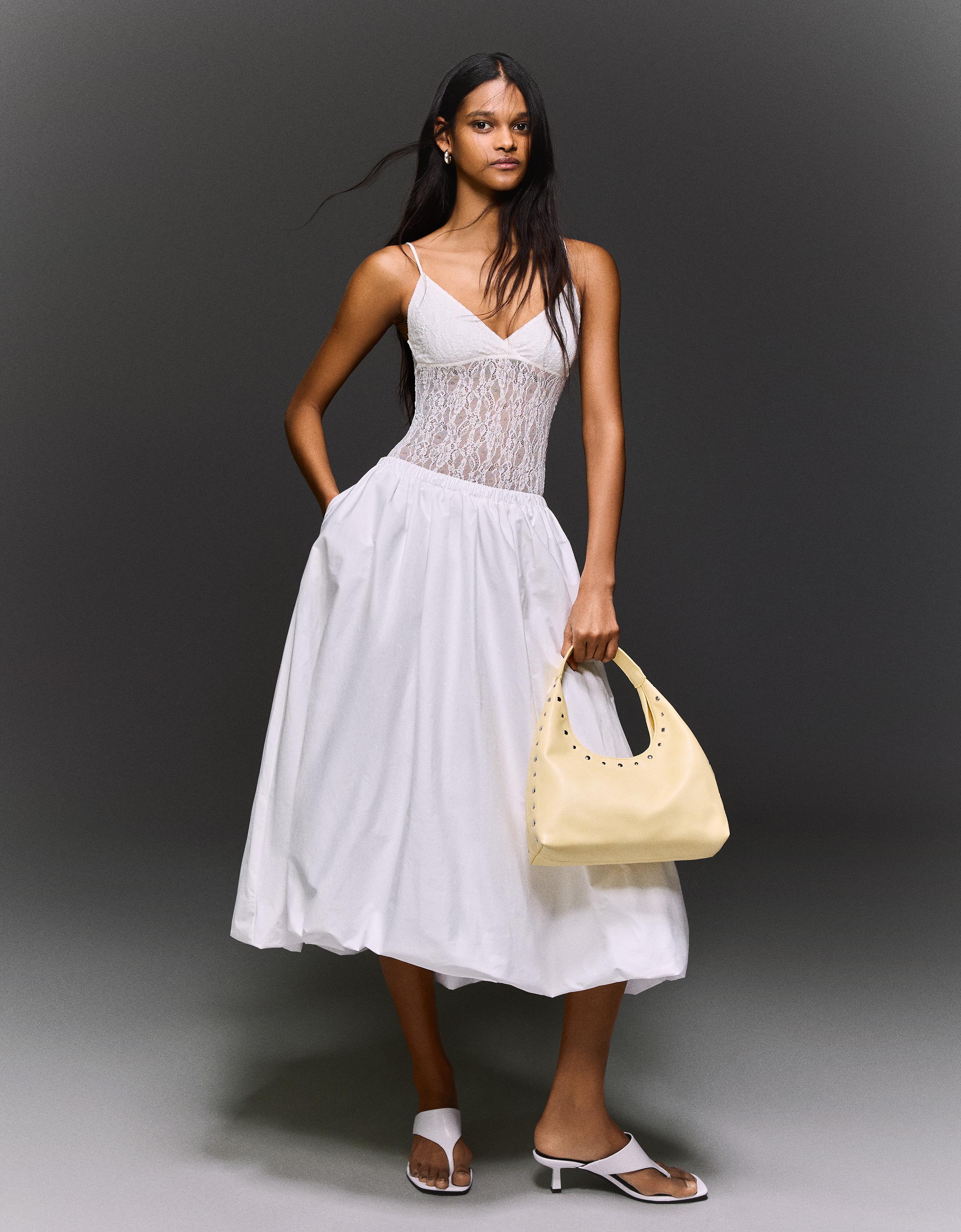 Dantelli askılı body - Görsel 9