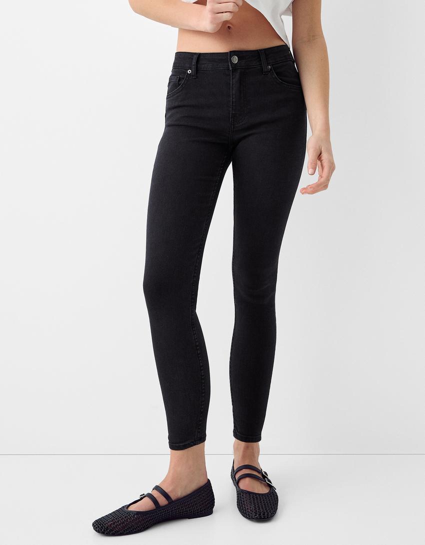 Jean skinny push up-Noir-1