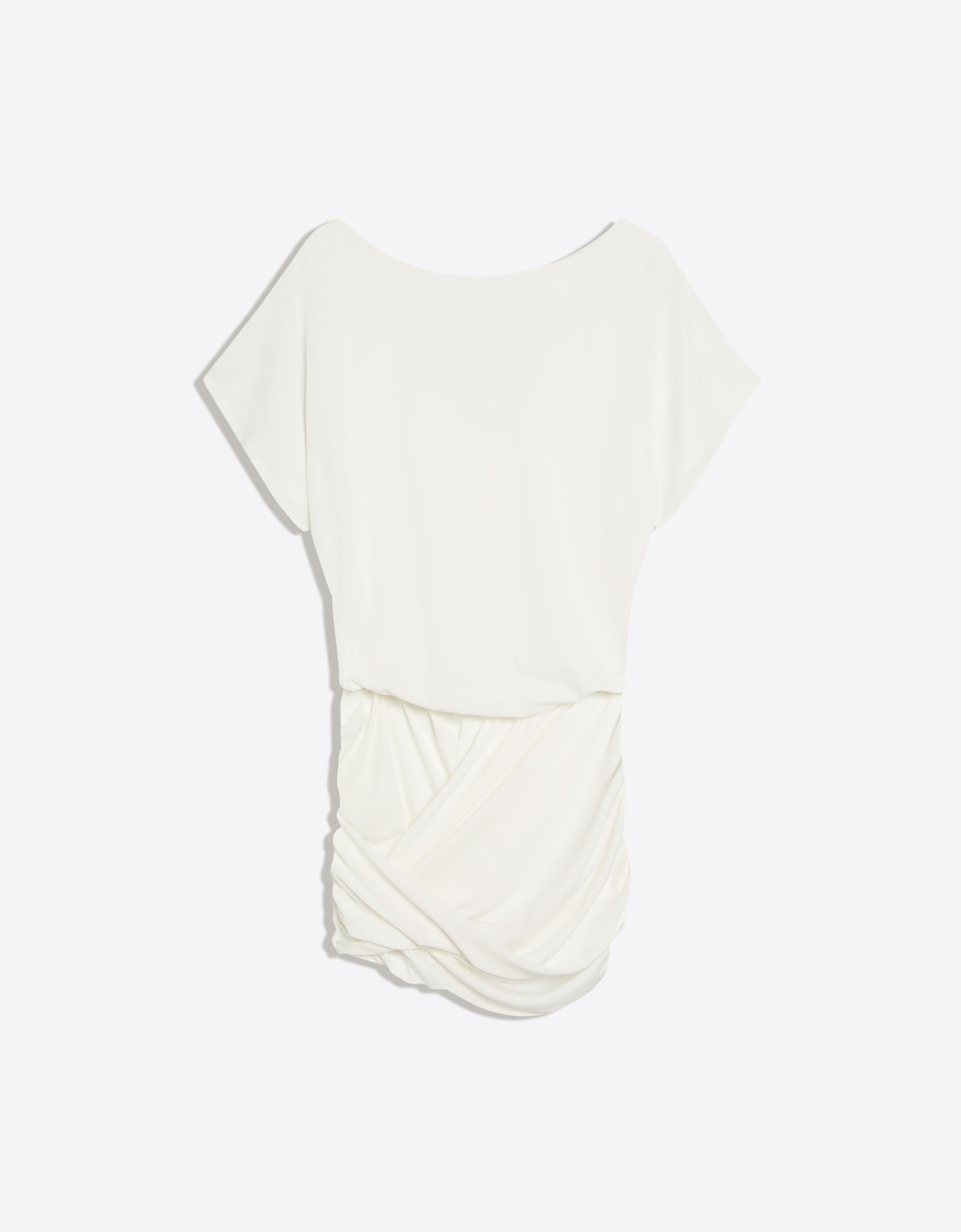 Drapeli etekli açık sırt elbise - Görsel 55