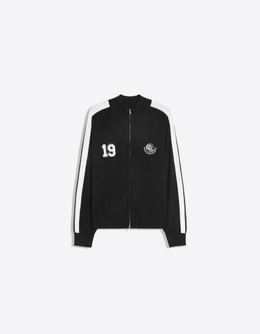 Embroidered zip-up jacket — Black 6