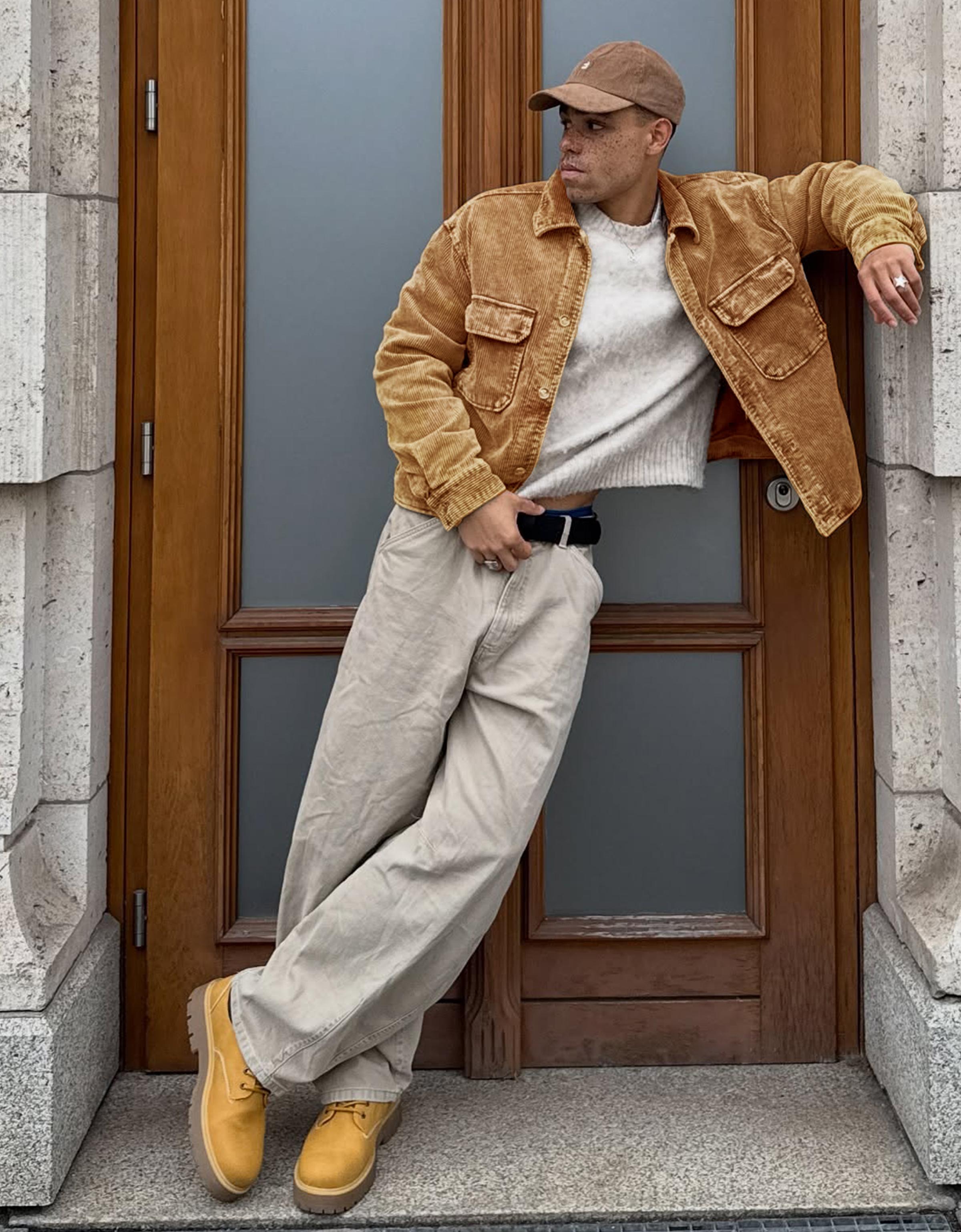 Boxy fit corduroy jacket - #bershkastyle - Men | Bershka