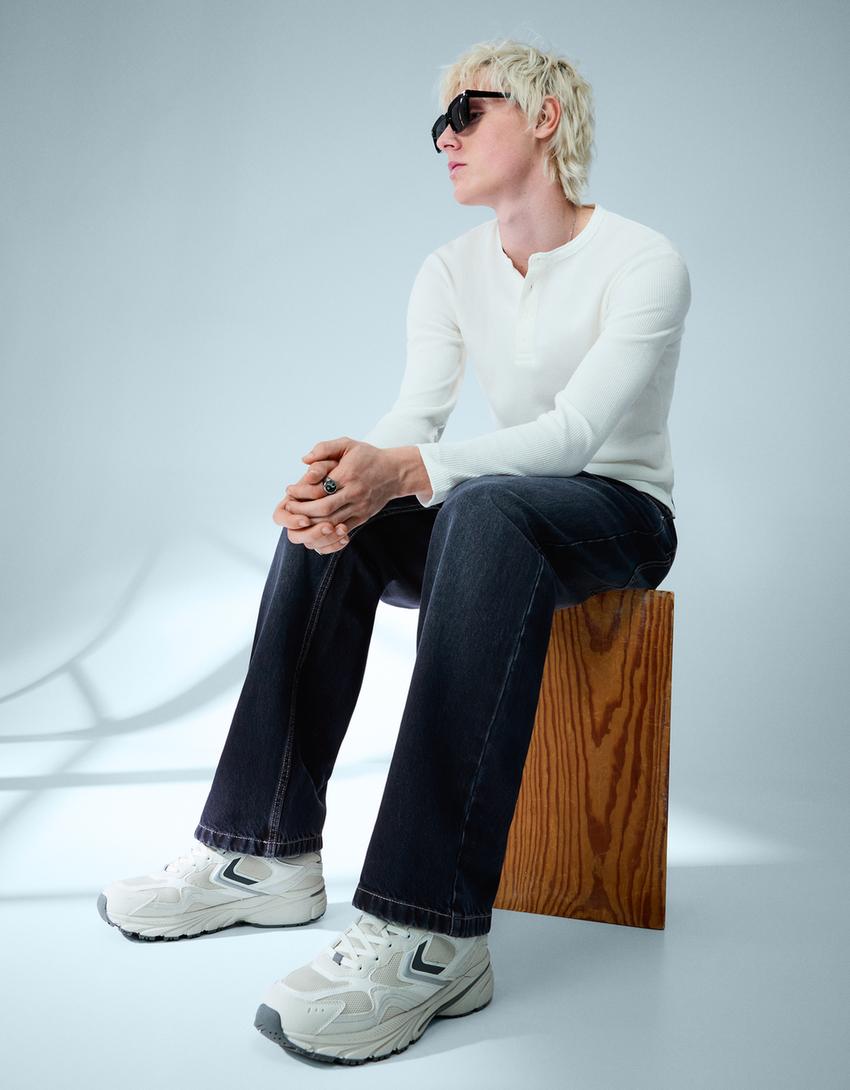 Baggy jeans-Dark blue