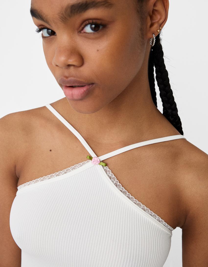 Dikişsiz halter top-Kirli beyaz-5