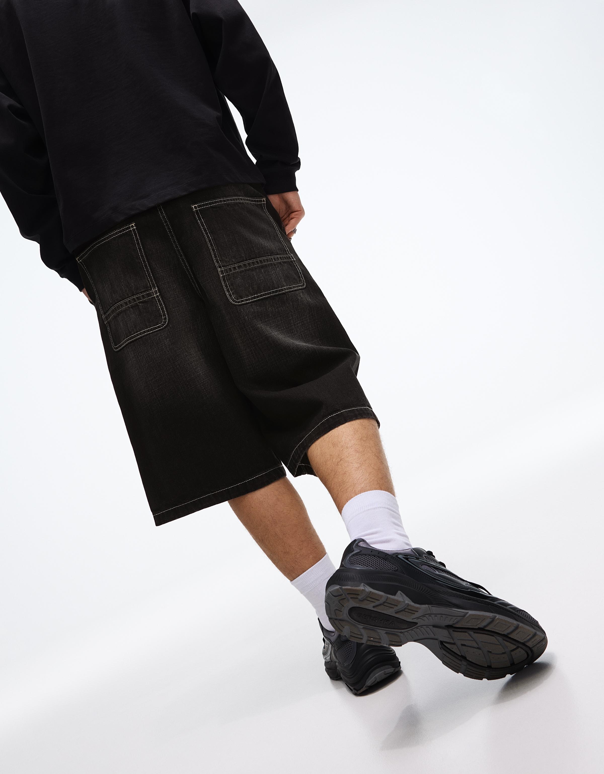 Skater denim bermuda - Görsel 142