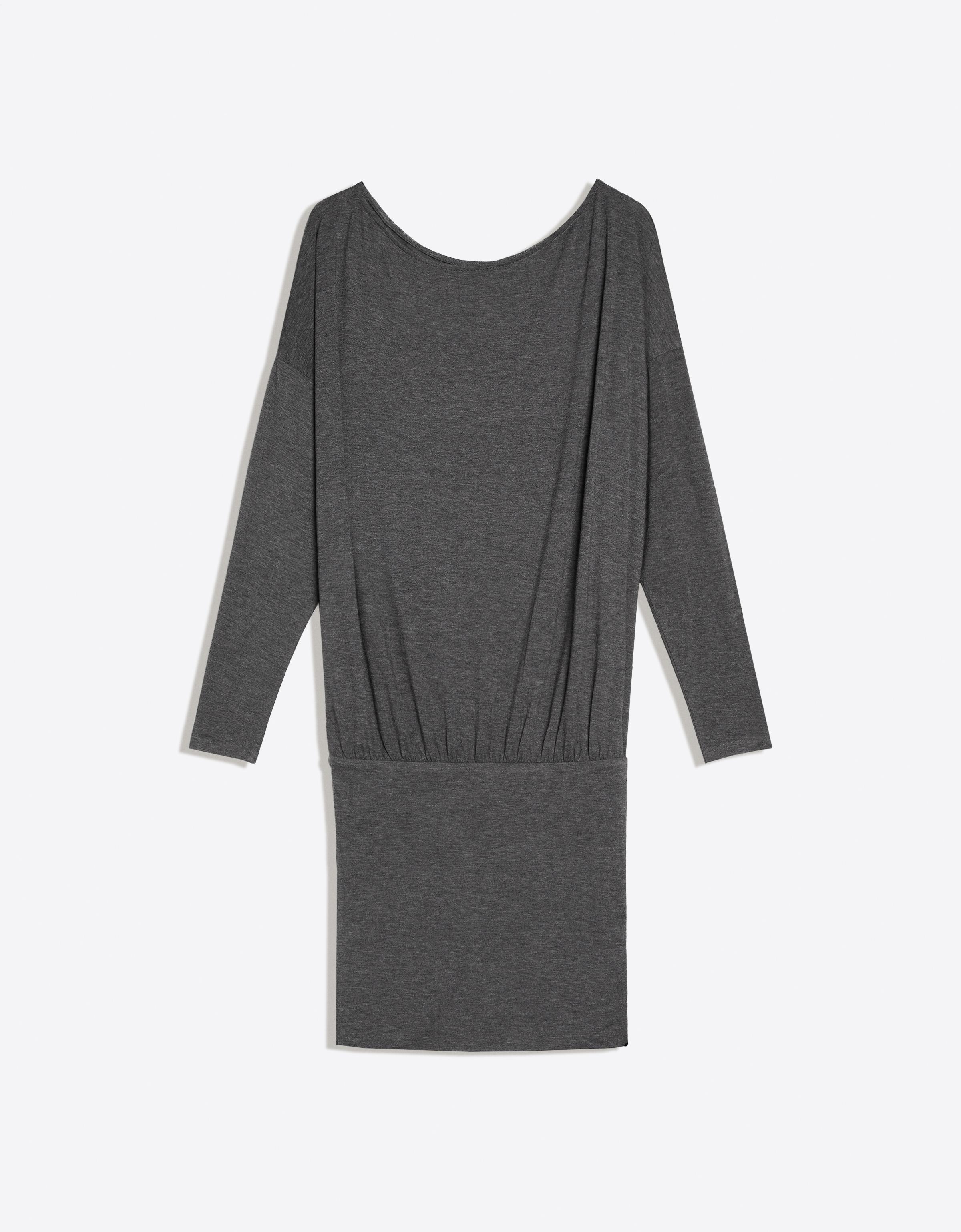 Uzun kollu dar etekli mini elbise - Görsel 59