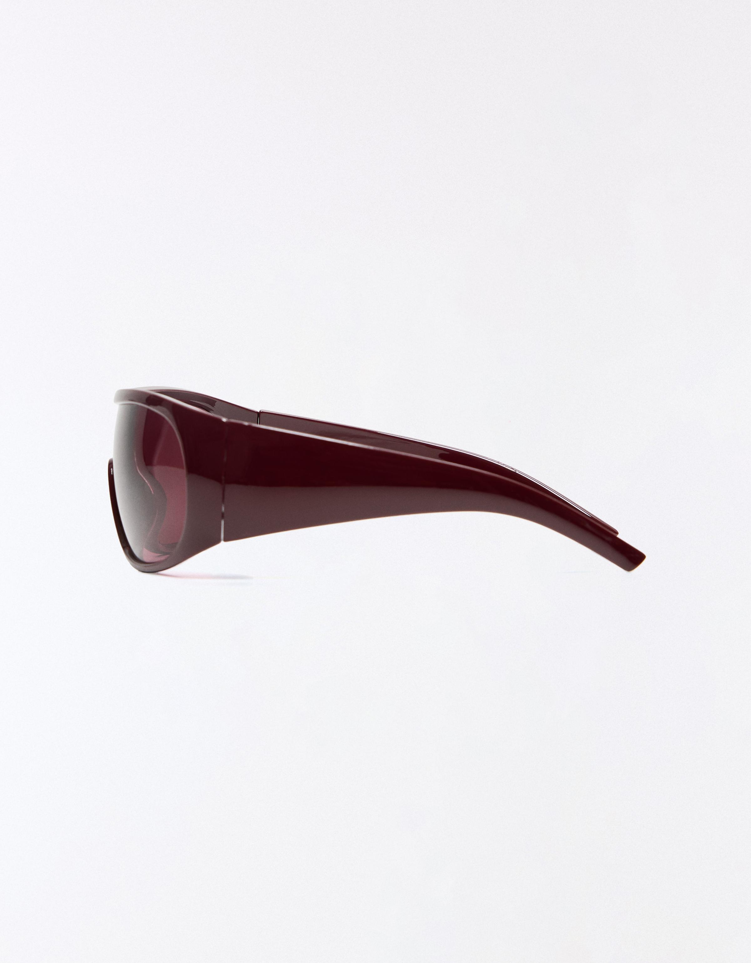 Plastic sunglasses — Burgundy