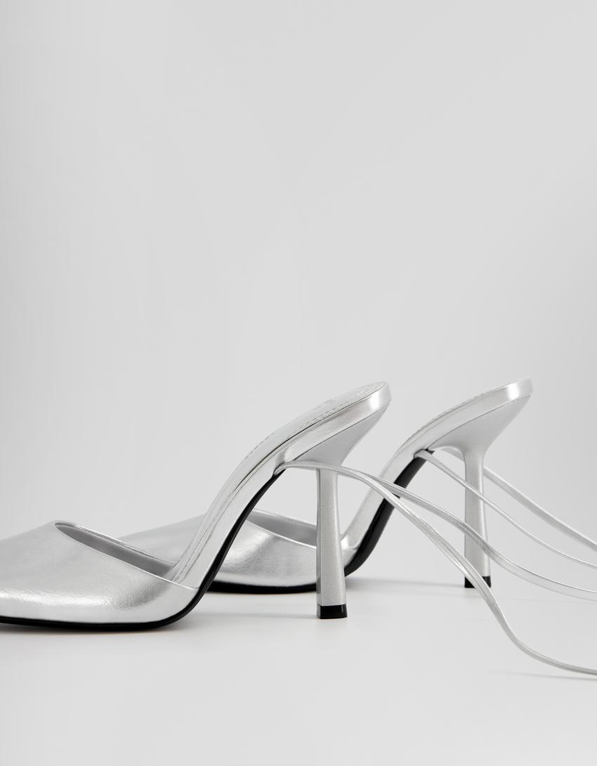 حذاء بكعب عال معدن برباط-فضي-4