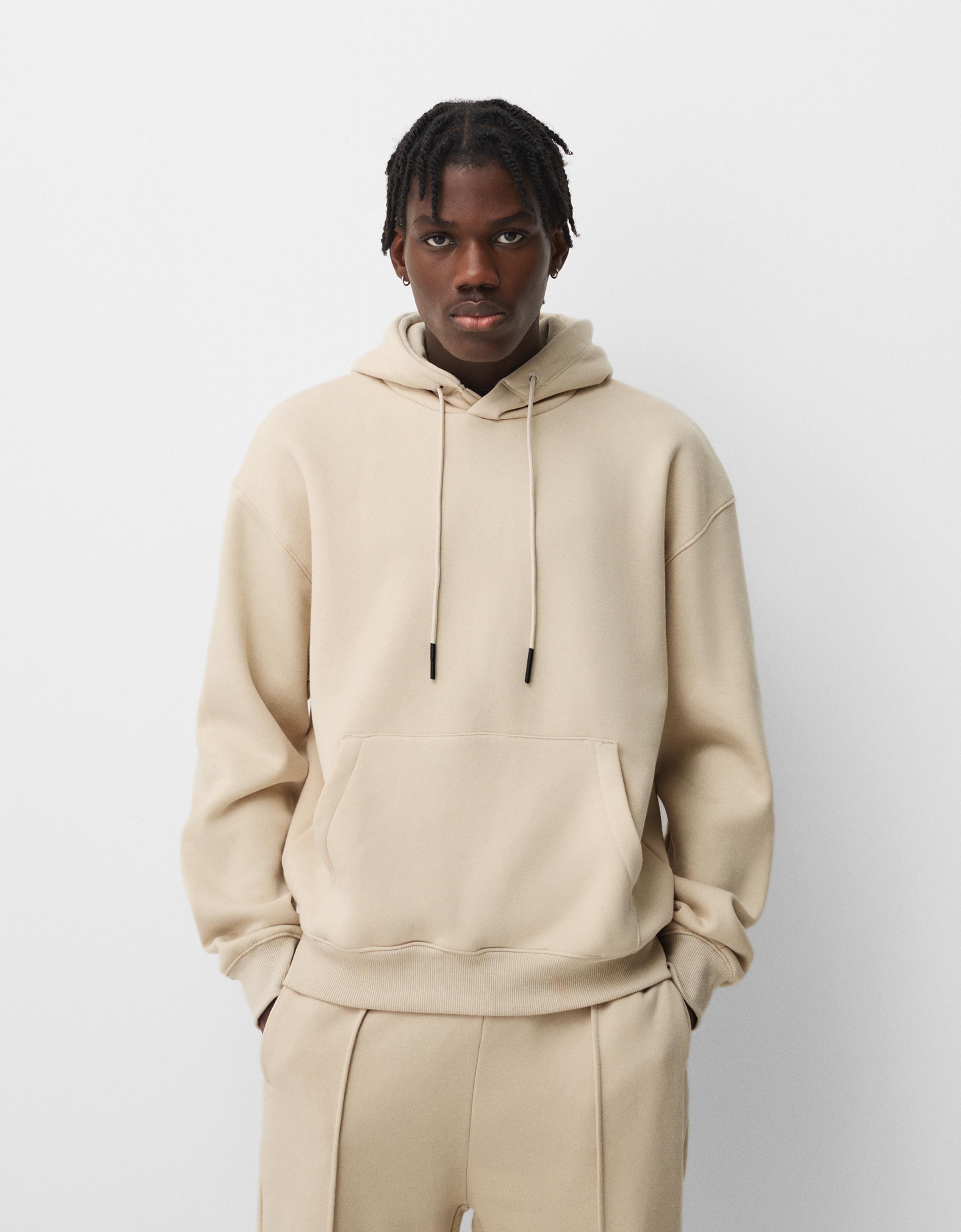 Bershka Pack Mit Sweatshirt Und Wide-Leg-Hose Herren Xl Kombiniert