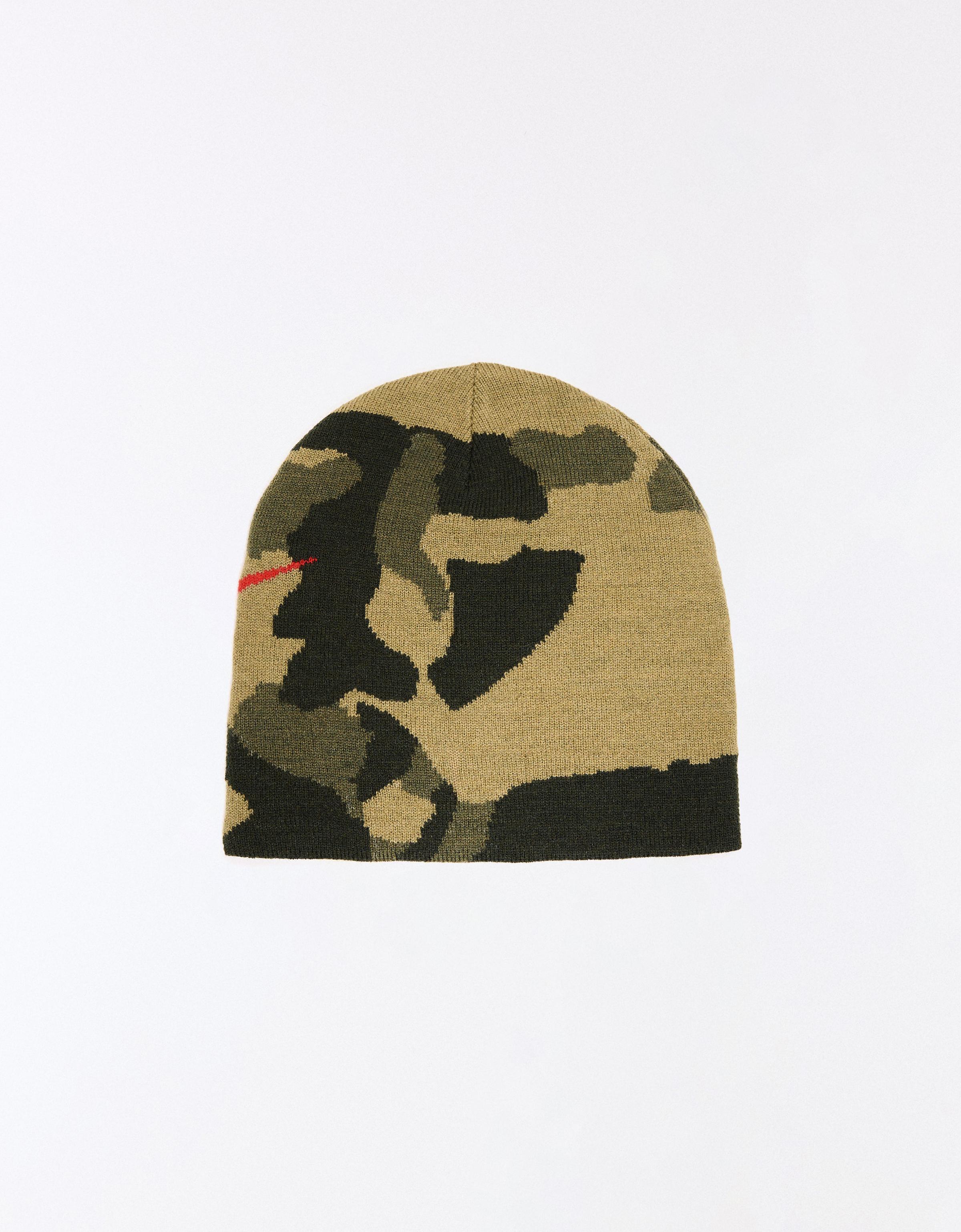 Star knit beanie — Khaki