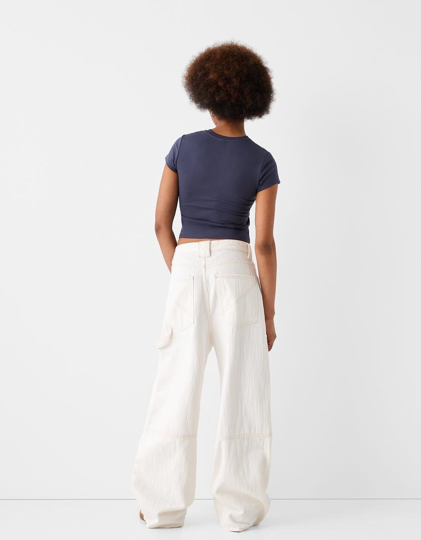 Jeans super baggy carpinteiro-Cru-2