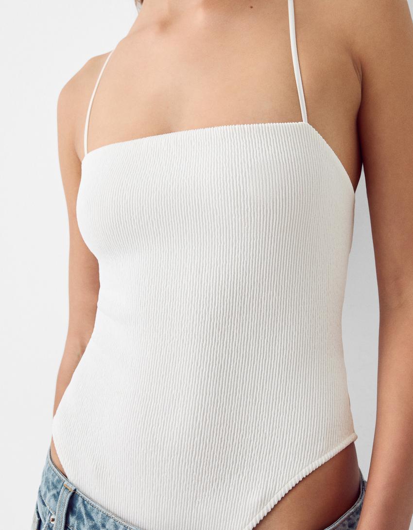 بودي rib بحمالات-أبيض مطفي-6