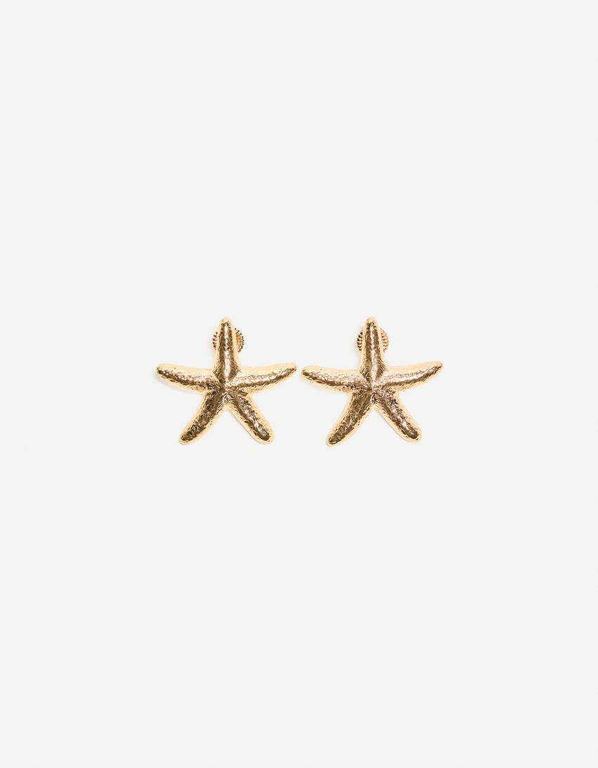Boucles d’oreilles étoile mer signature edition-Or