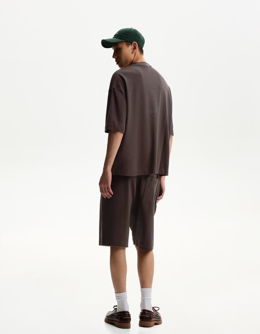 Boxy short sleeve T-shirt