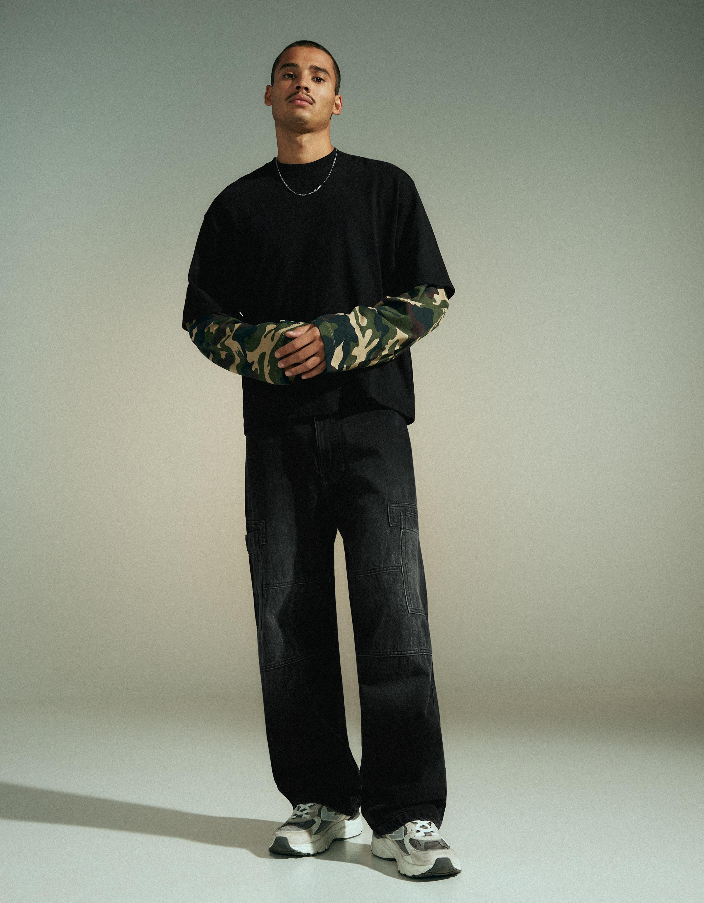 Jeans baggy cargo