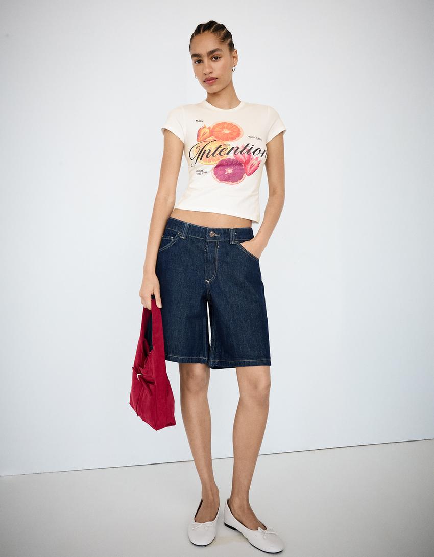 Short sleeve T-shirt-Off white