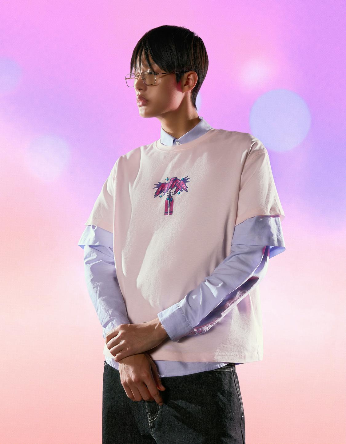 T-shirt KPop Demon Hunters Huntr/x manches courtes imprimé