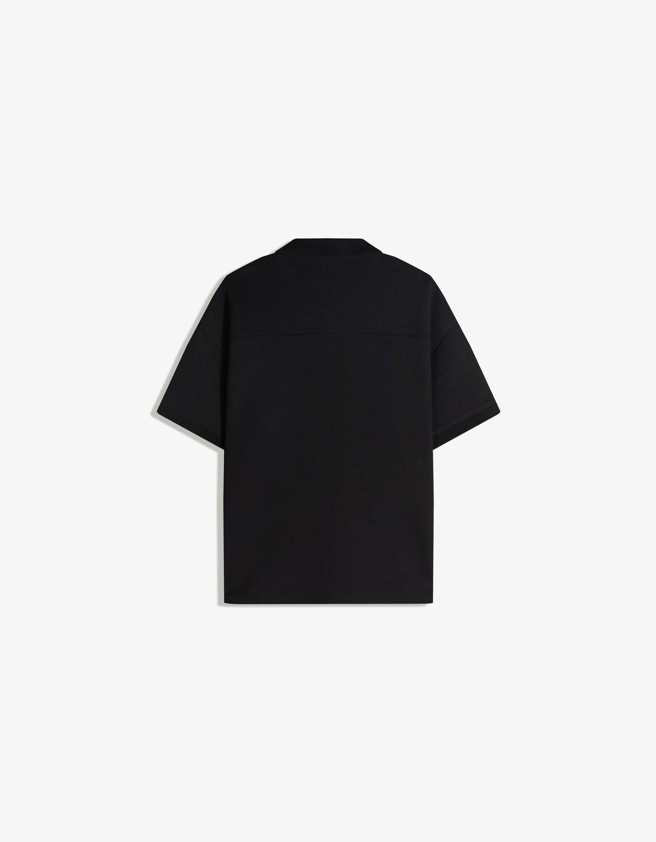Short sleeve polo shirt — Black