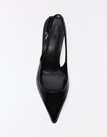 HEELED SHOES WITH BUCKLE DETAIL — BLACK 3