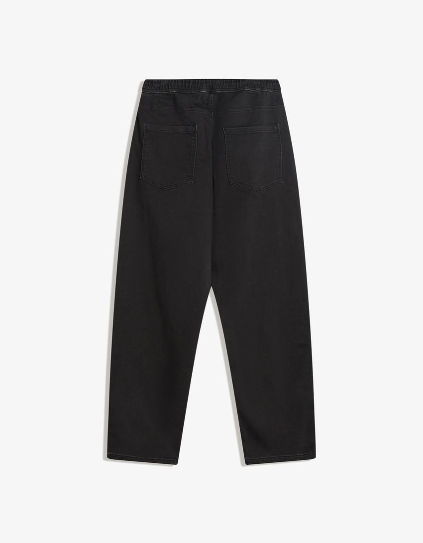 Jogger jeans-Black-4